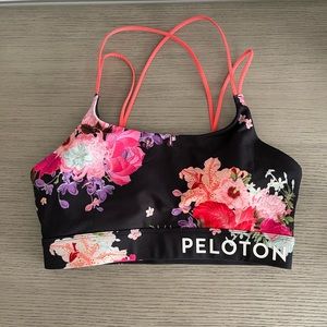 Peloton Floral Speed Up Bra